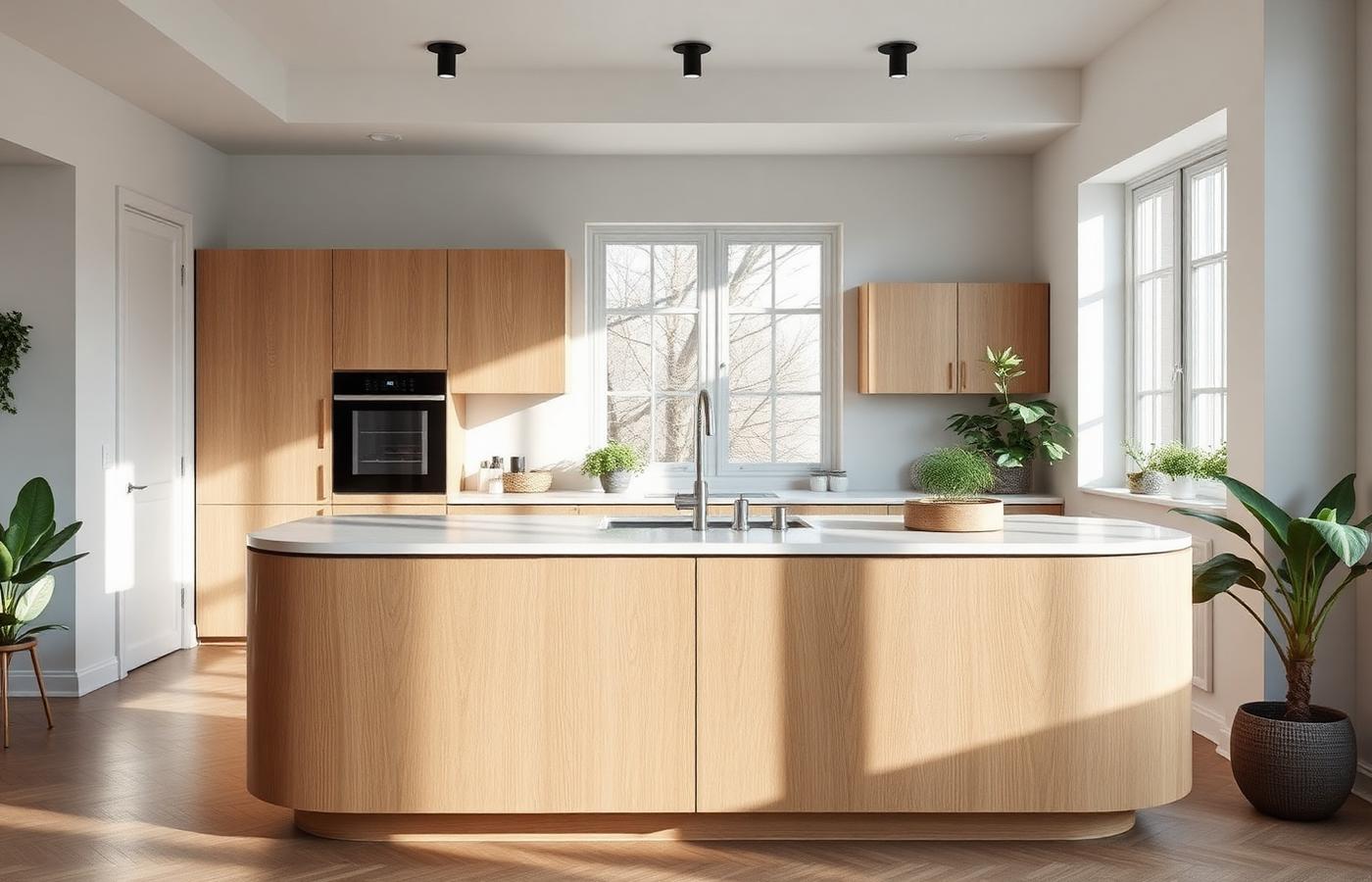 Curved island reference
